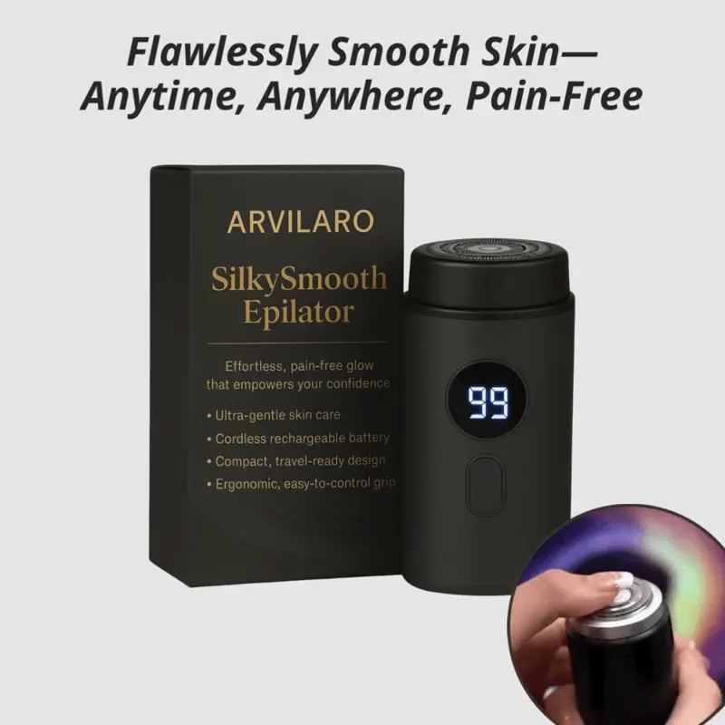 SilkySmooth Epilator™ — Effortless, Pain-Free Glow That Empowers Your Confidence
