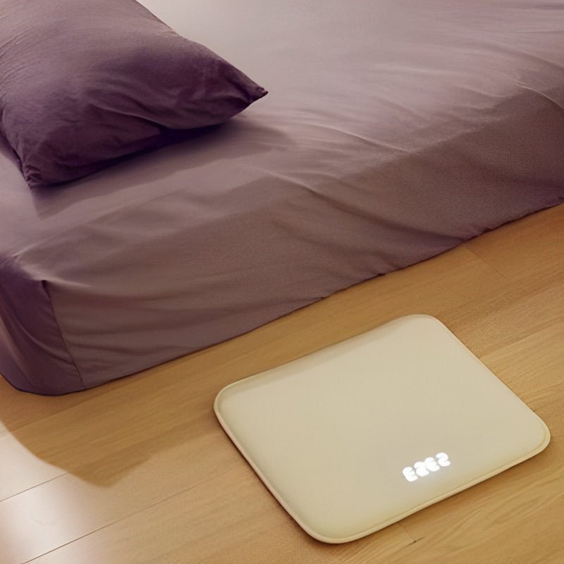 Smart Alarm Clock Rug with Pressure Sensor for Deep Sleepers
