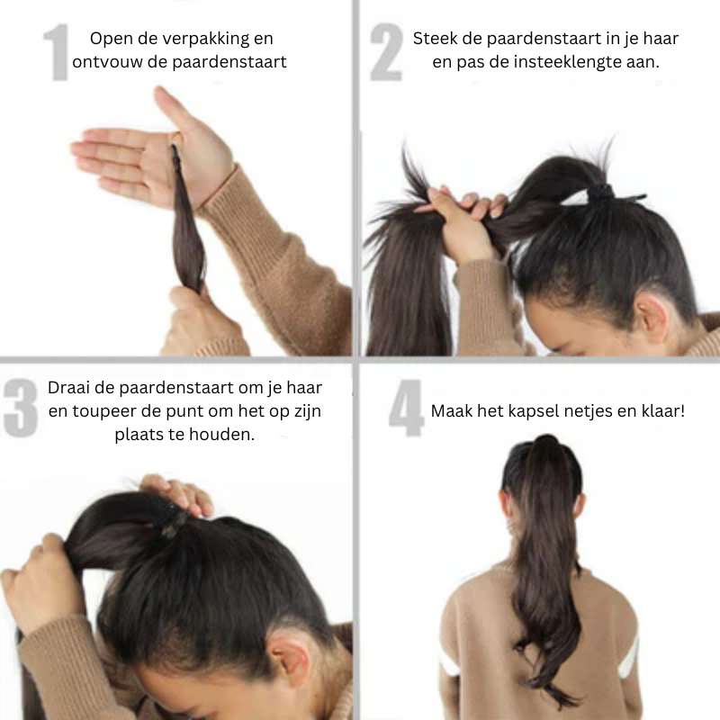 Leah™ Double Style Ponytail™ — All-Day Volume, Zero Fuss | 50% Off