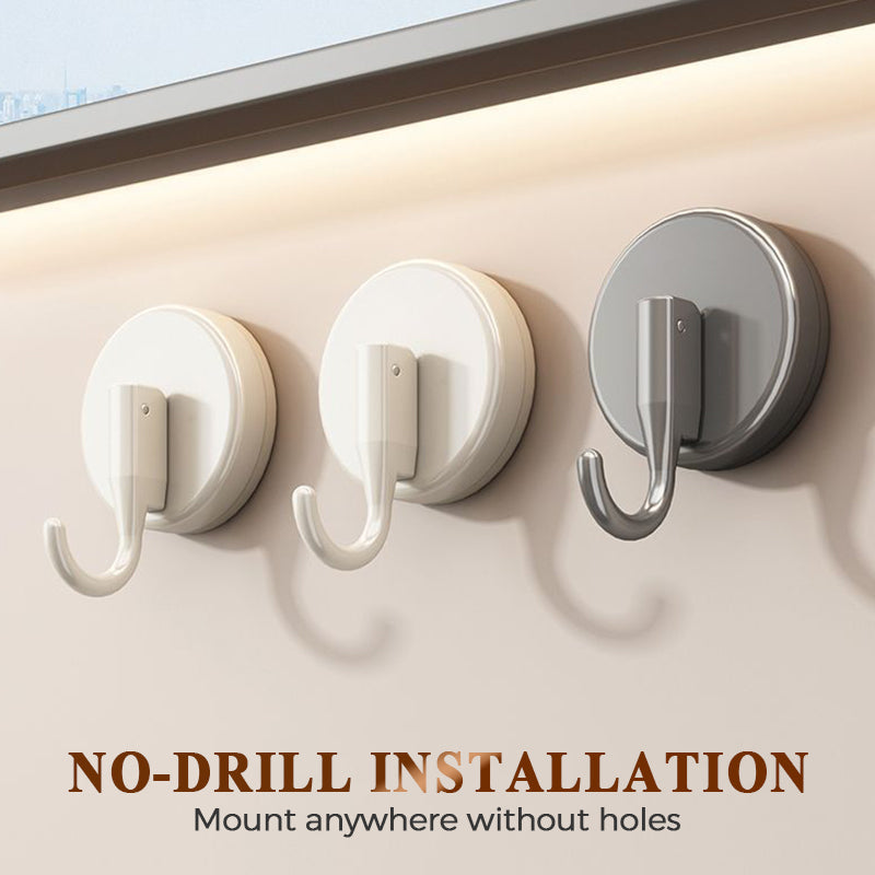 Set of 3 No-Drill Suction Hooks