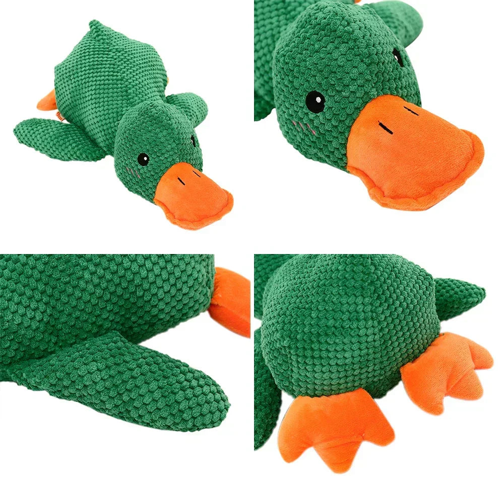 Large Soft Duck Plush Toy for Dogs – Durable with Quacking Sound