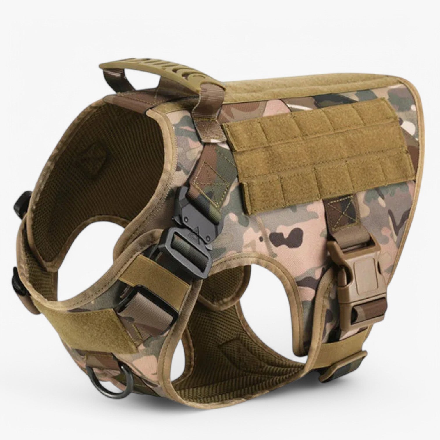 Tactical Training Vest for Dogs with Quick Release Military-Grade Harness