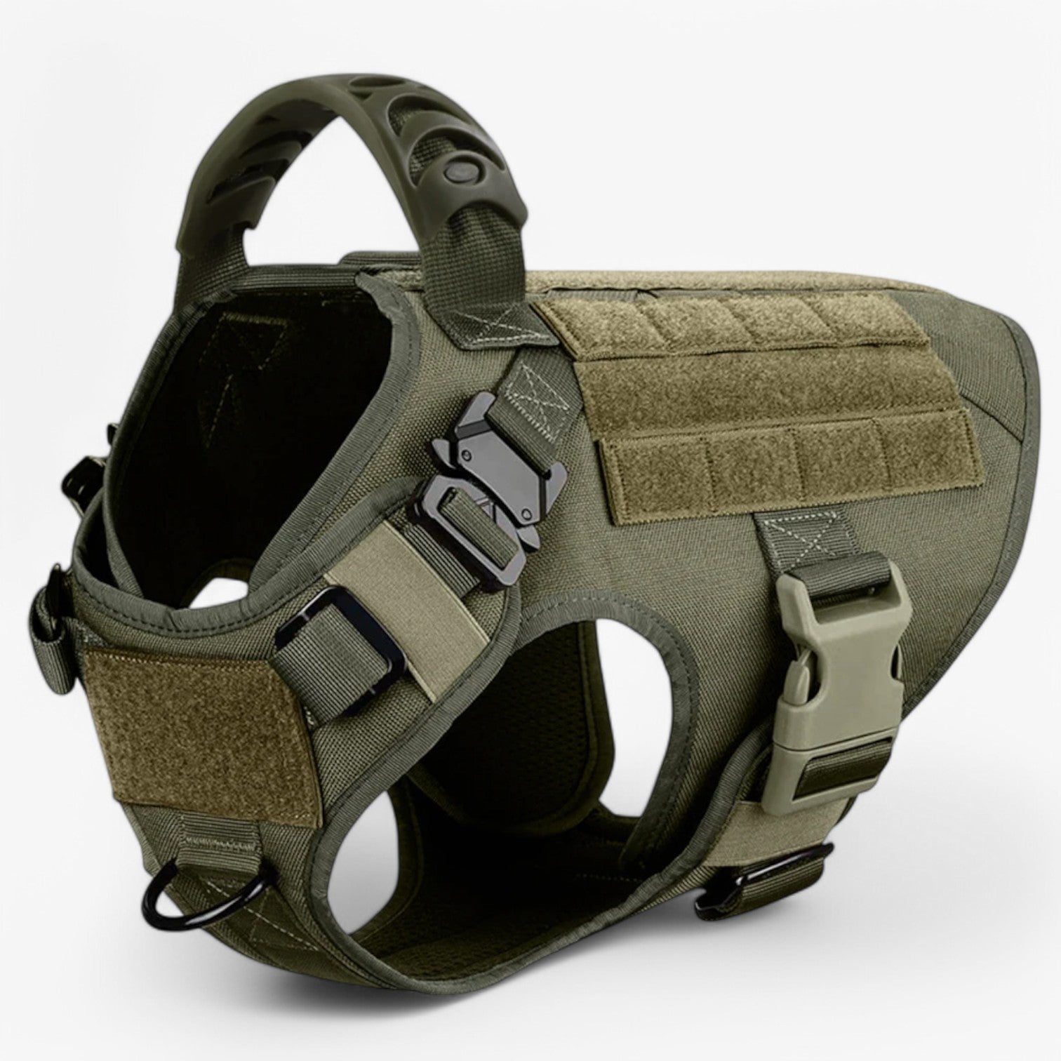 Tactical Training Vest for Dogs with Quick Release Military-Grade Harness