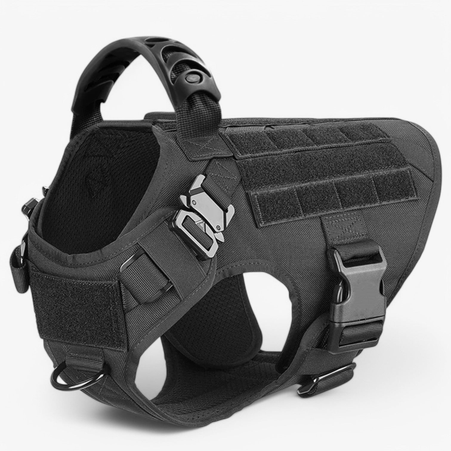 Tactical Training Vest for Dogs with Quick Release Military-Grade Harness