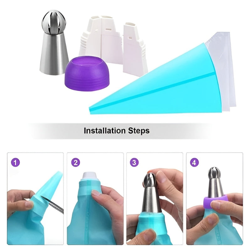 Creative Nozzle Set: Easy Cake Decorating