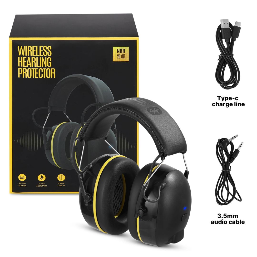 Wireless Ear Protectors with Noise Cancellation