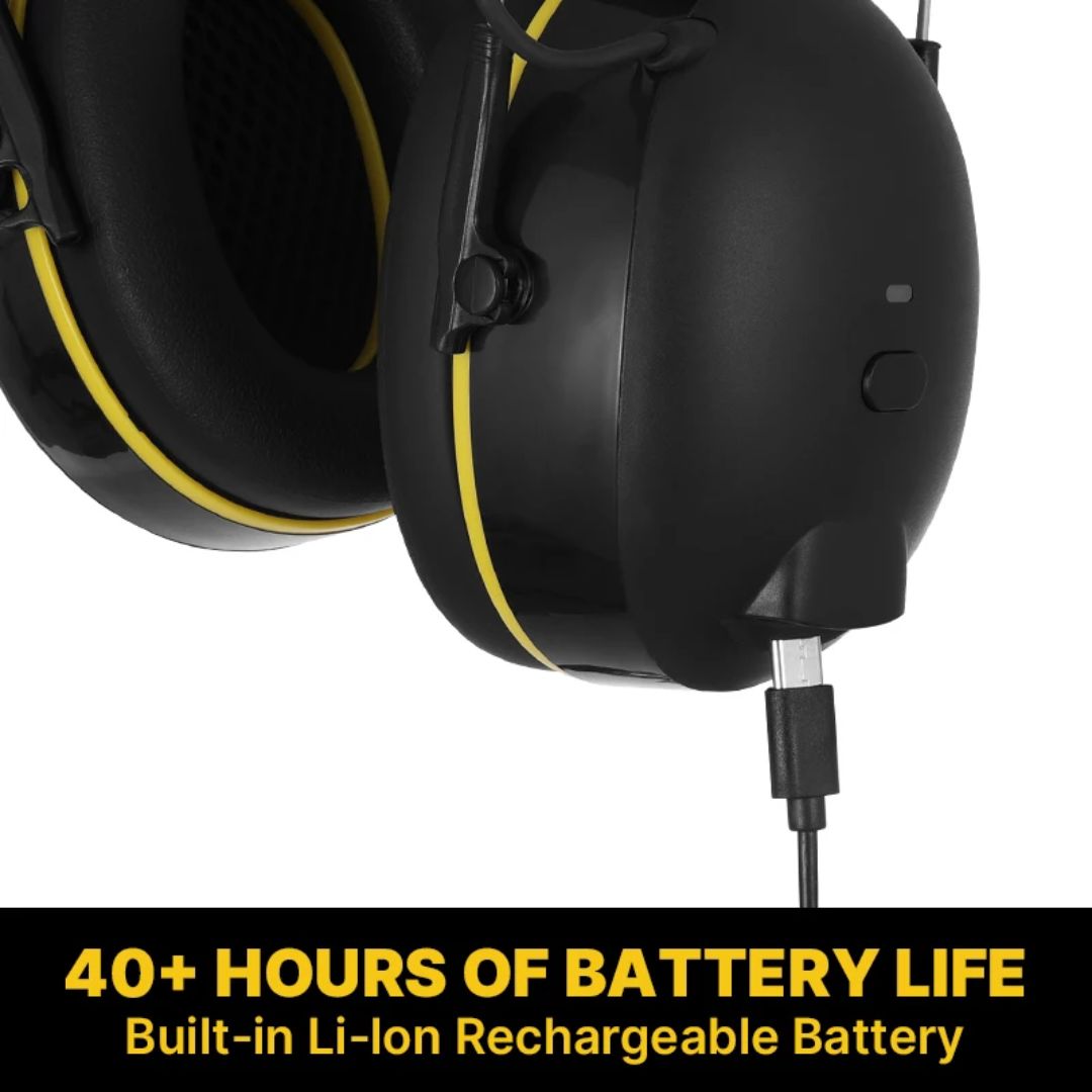 Wireless Ear Protectors with Noise Cancellation