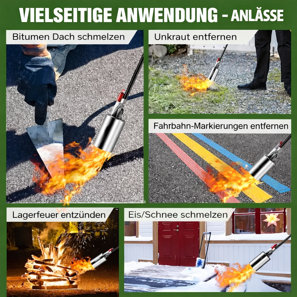 Flame Control Torch – Confidently Combat Weeds and Ice