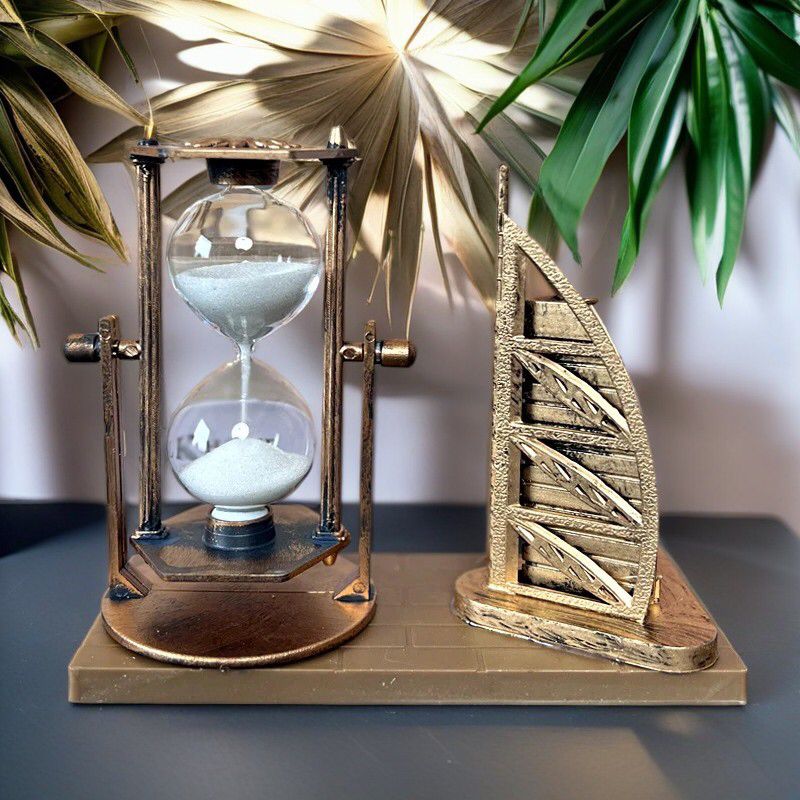 Vintage Giant Wheel Hourglass - Transform Your Space with Timeless Elegance