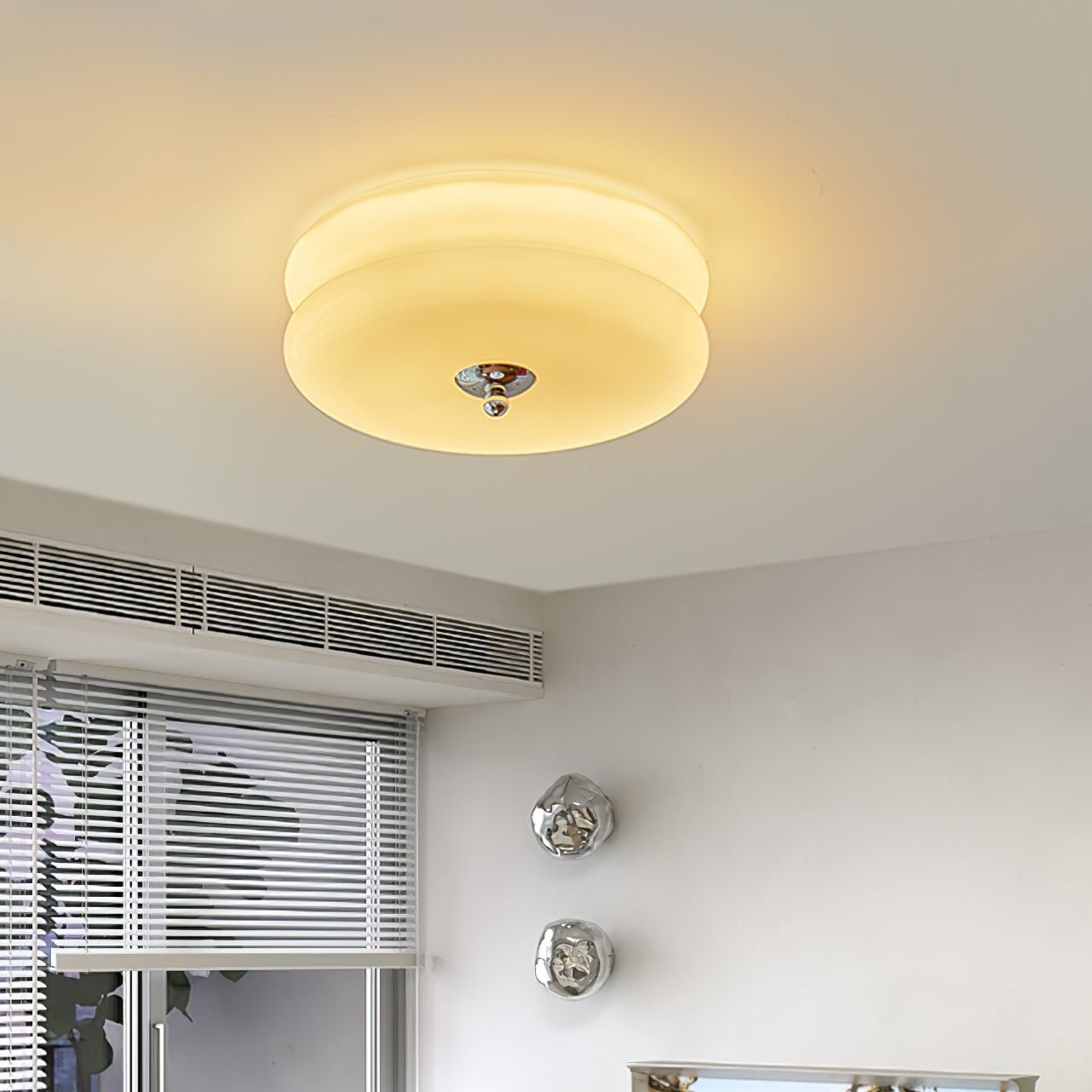 Art Deco Vintage Style LED Ceiling Fixture