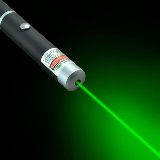 High-Power Laser Pointer in Red, Green, and Blue-Purple