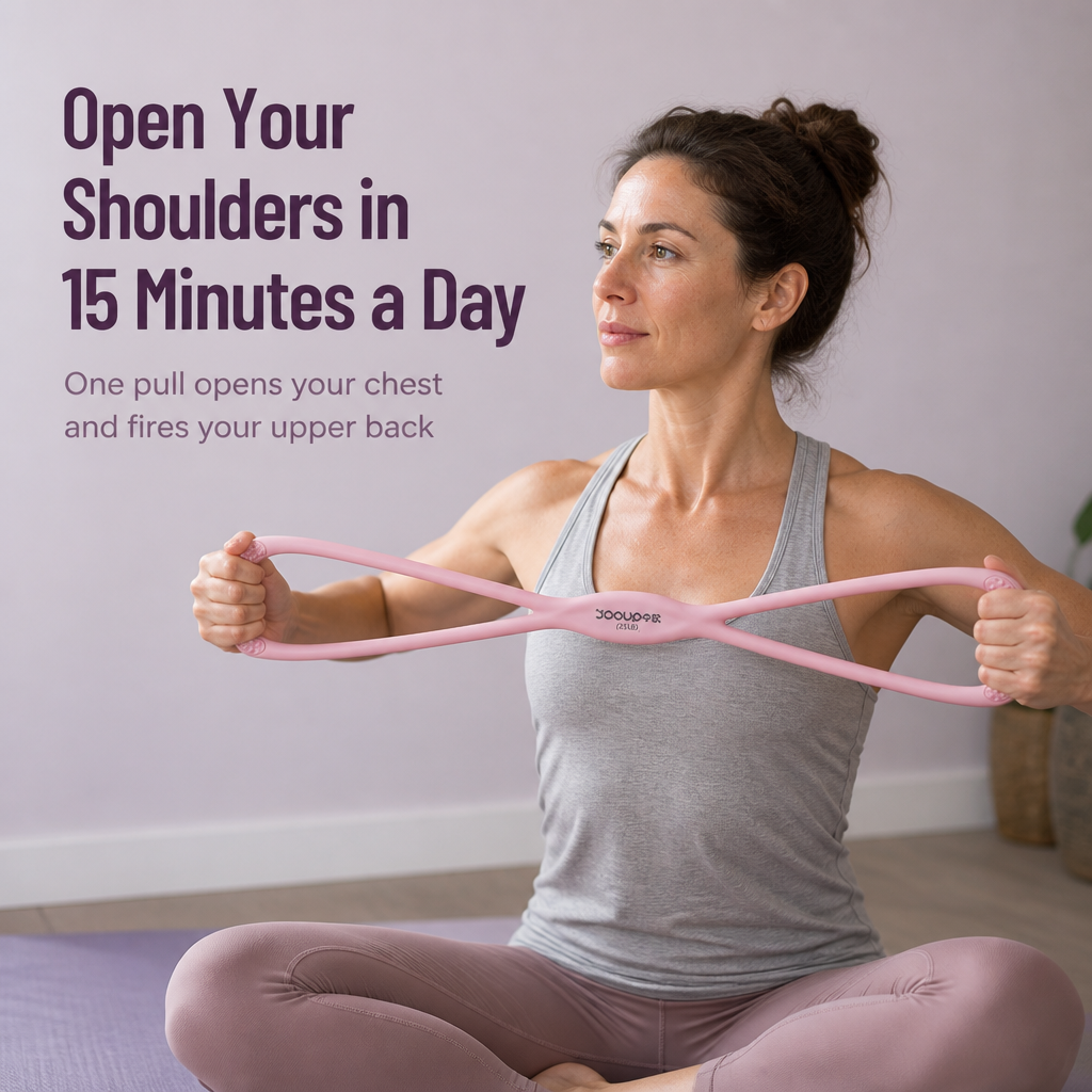 VeLoft™ Band — Open Tight Shoulders, Tone Your Arms & Fix Desk Slouch in 15 Minutes
