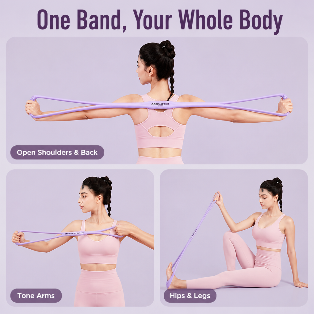 VeLoft™ Band — Open Tight Shoulders, Tone Your Arms & Fix Desk Slouch in 15 Minutes