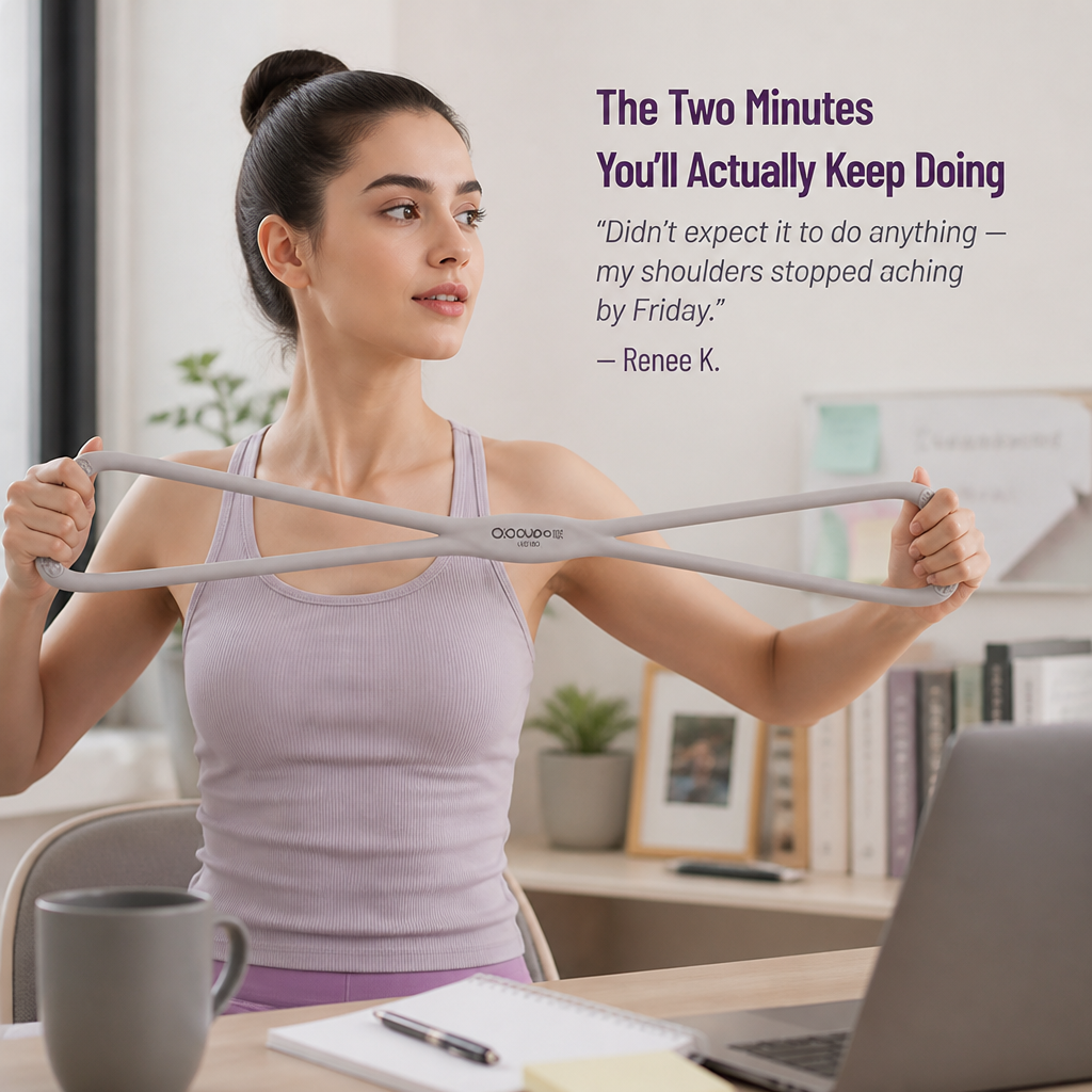 VeLoft™ Band — Open Tight Shoulders, Tone Your Arms & Fix Desk Slouch in 15 Minutes
