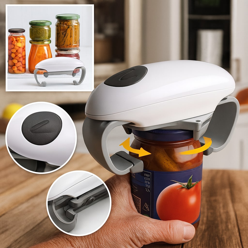 Effortless Jar Opener for Pain-Free Kitchen Experiences