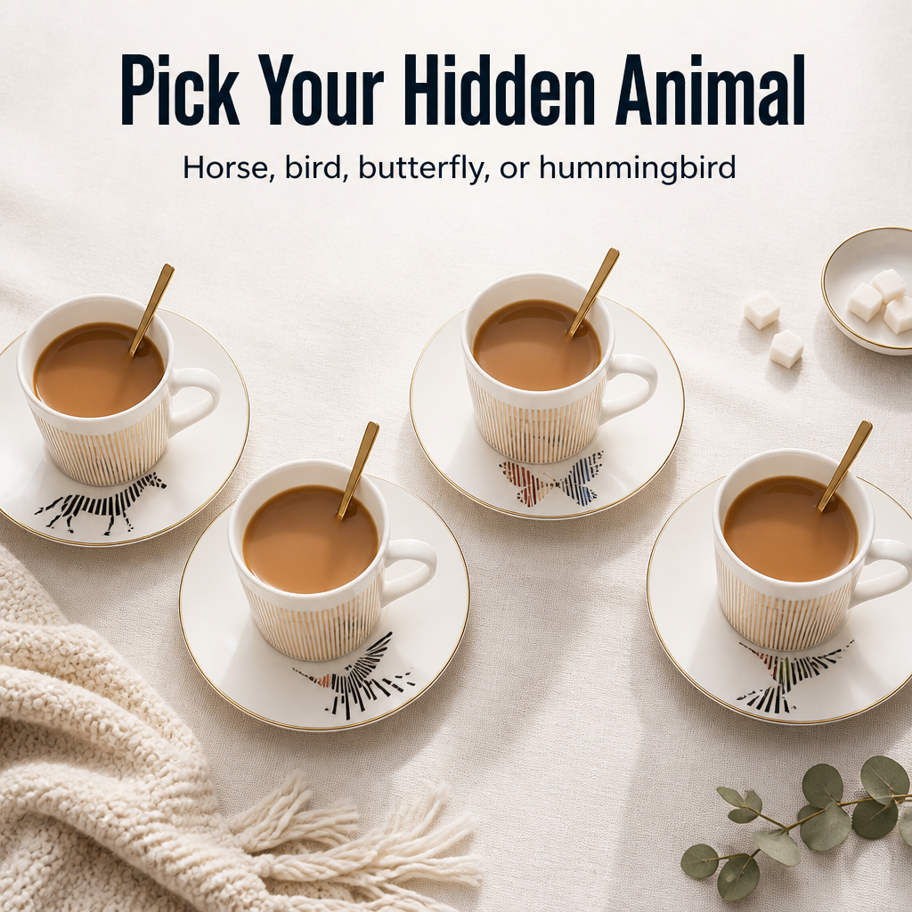LumoraStream™ — Watch a Hidden Animal Appear the Moment Cup Meets Saucer