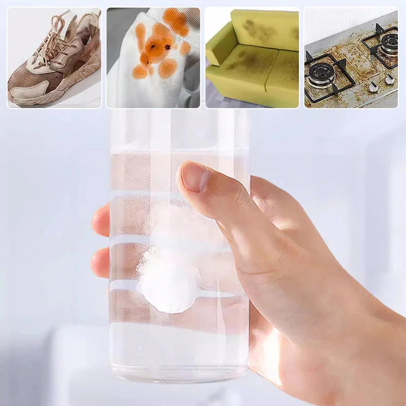 Bio Enzyme Cleaning Tablets | Eliminates Stains, Grease, Odors | Suitable for Textiles and Surfaces | SensoClean