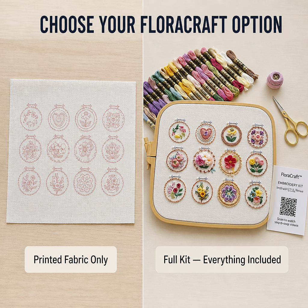 FloraCraft™ — Stitch Gallery-Worthy Florals You Actually Finish, Even as a Total Beginner