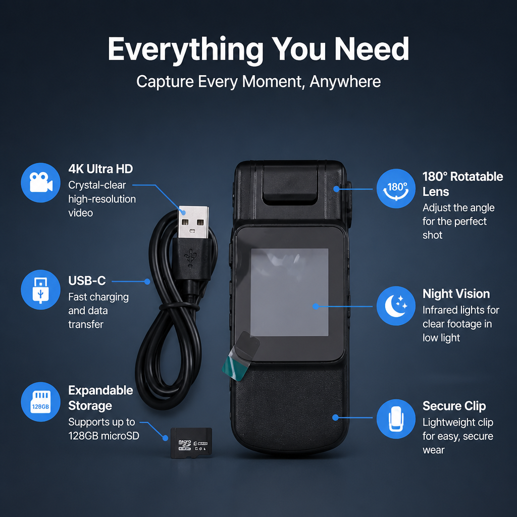 VeloVue™ — Experience Every Ride in Jaw-Dropping 4K Clarity, Day or Night