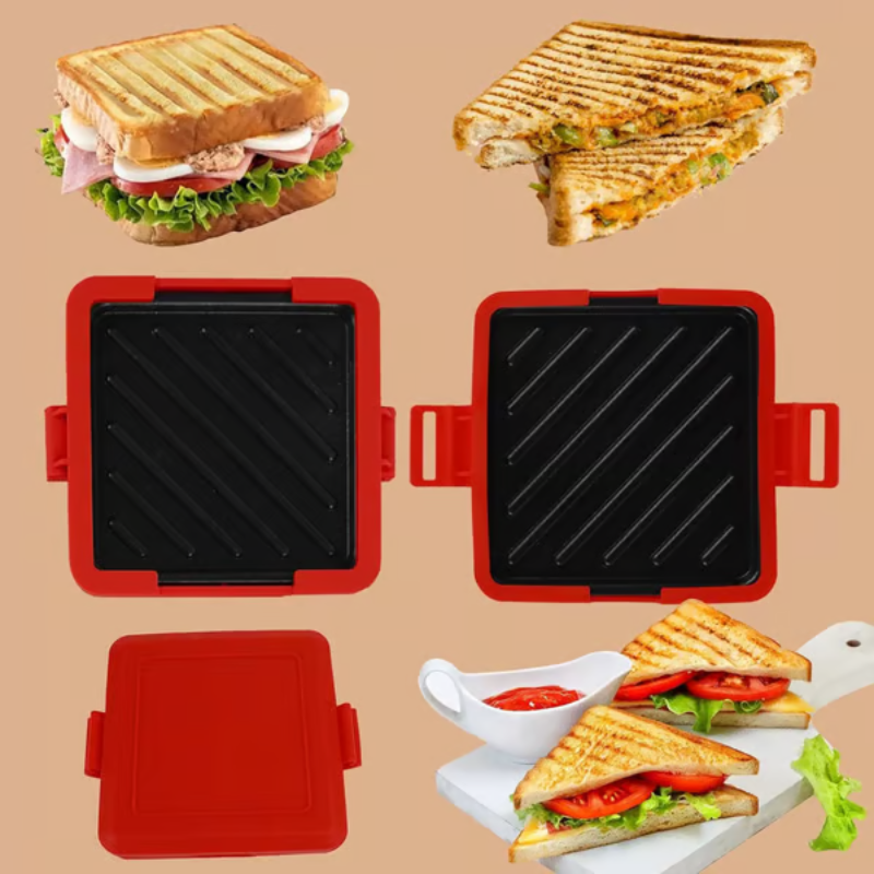 Crunchy Microwave Grill Accessory for Irresistible Snacks in Minutes