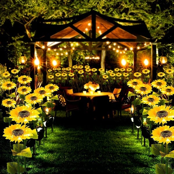 RamaraSun™ Solar Sunflowers — Illuminate Your Nights with Effortless, Enchanting Garden Magic