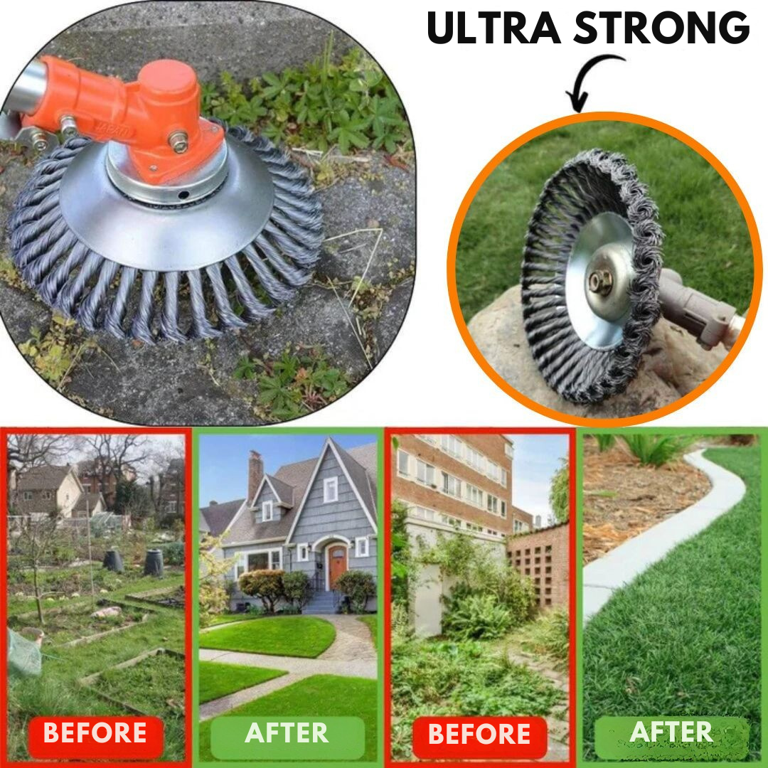 Steel Brush Cutter Head | Carbon Steel | Quick Mount | JointForce