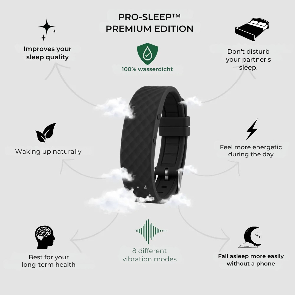 Alarm Clock | Sound-Free Silent Waking | Adjustable Brightness | ProSleep