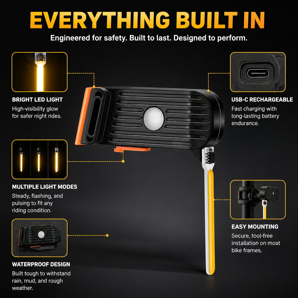 LumaGuard™ — Command the Night with Unbreakable, Eye-Catching Safety