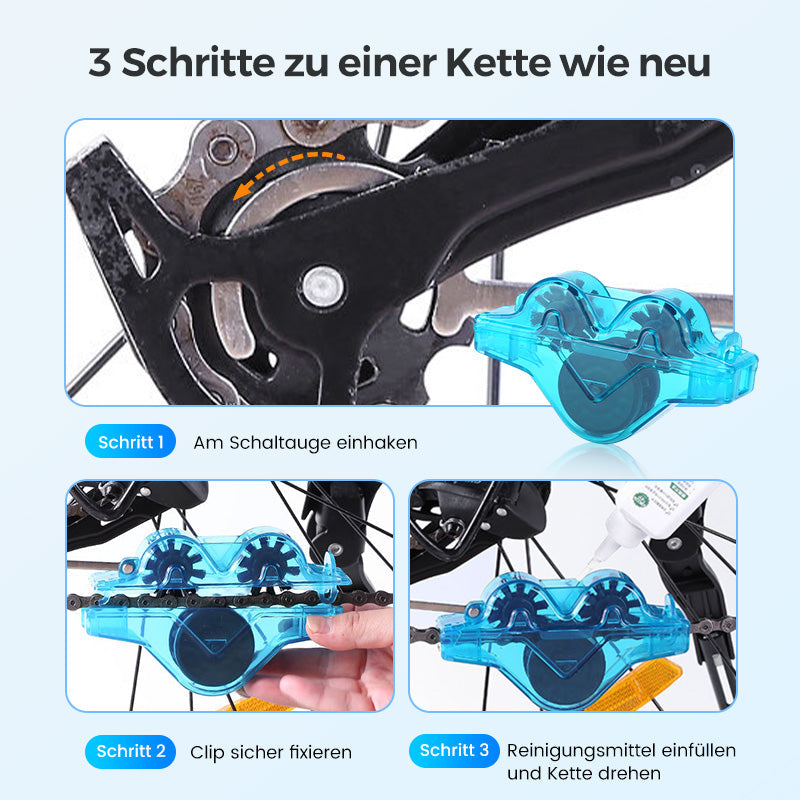 Chain Cleaner for Effortless Maintenance of a Clean, Long-Lasting Bike Chain