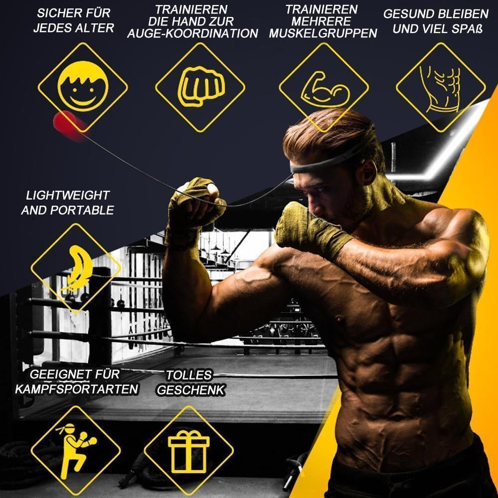 Training Ball for Reflexes, Coordination & Speed - StrikeReact Pro