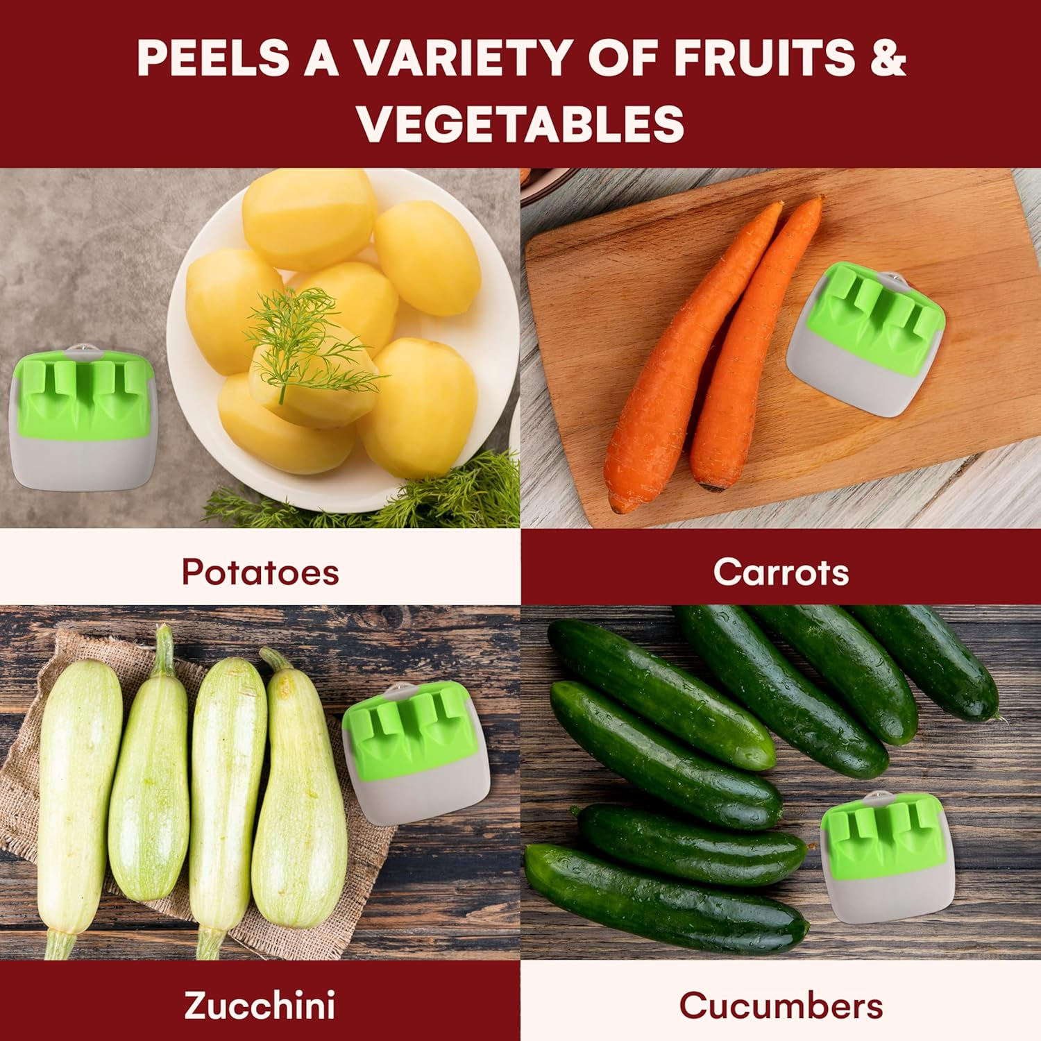 Safe Grip Peeler for Worry-Free Kitchen Moments