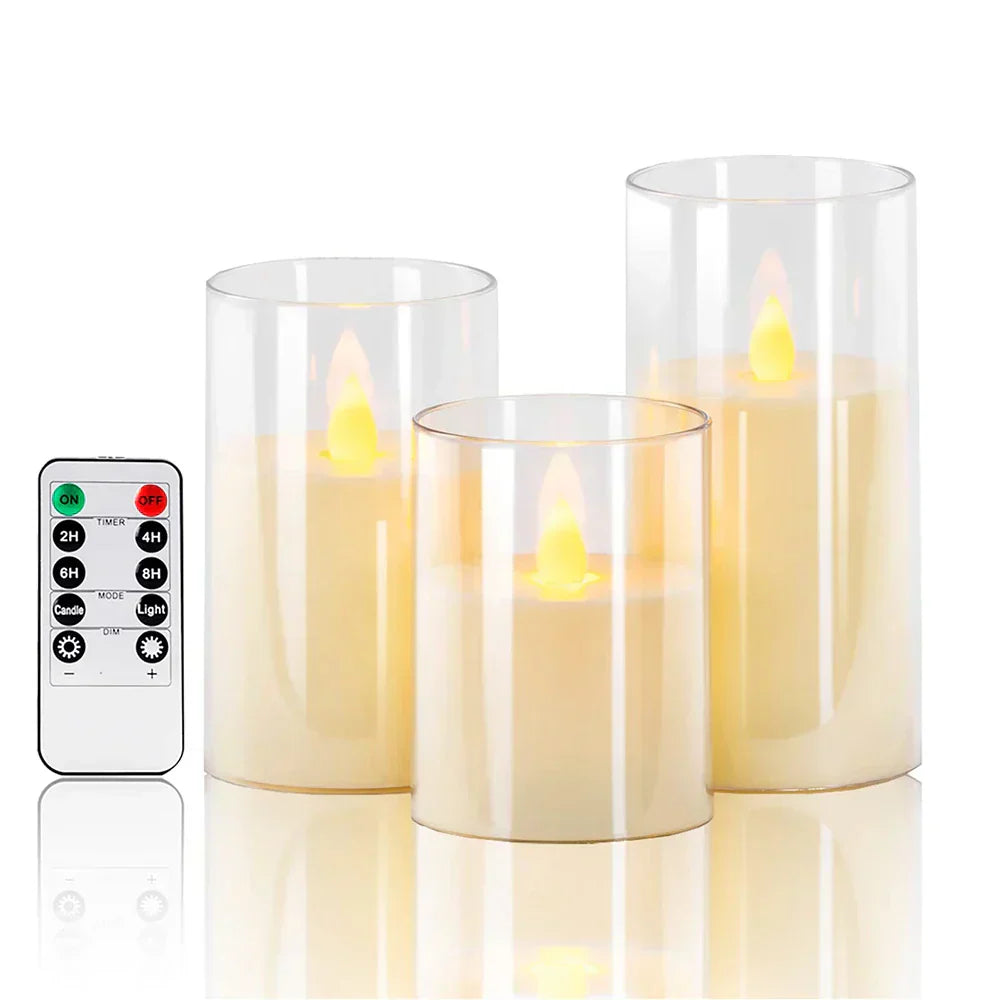 Realistic LED Candle Set