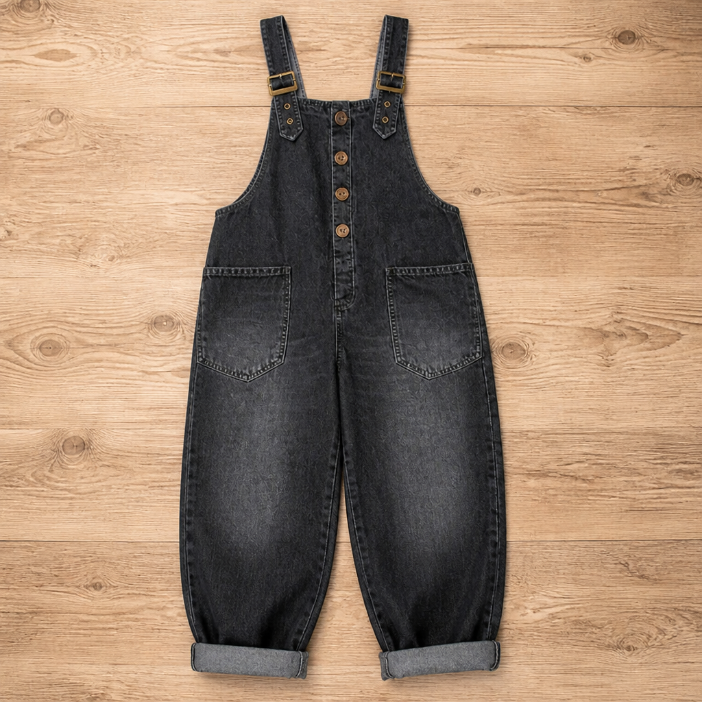 VieraFlex™ Relaxed Denim Jumpsuit — Feel Unstoppable Comfort and Effortless Confidence All Day Long