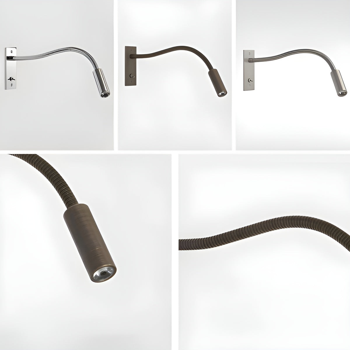 Adjustable Gooseneck Wall Light – Reading Lamp for Bed and Sofa