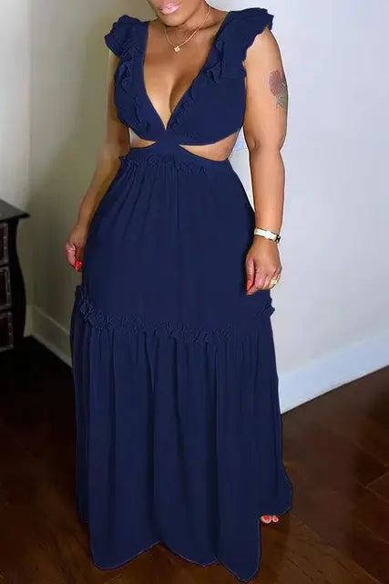 LuxeLure™ Dress V-Neck — Shape Your Curves, Own Every Glance with Effortless All-Day Glamour