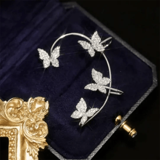 Buy One Get One Free | Zirconia Butterfly Earrings