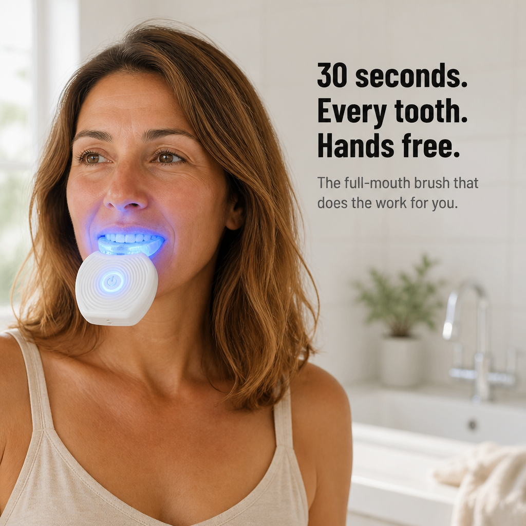 SonicBeam™ Complete — Brush Every Tooth at Once in 30 Hands-Free Seconds