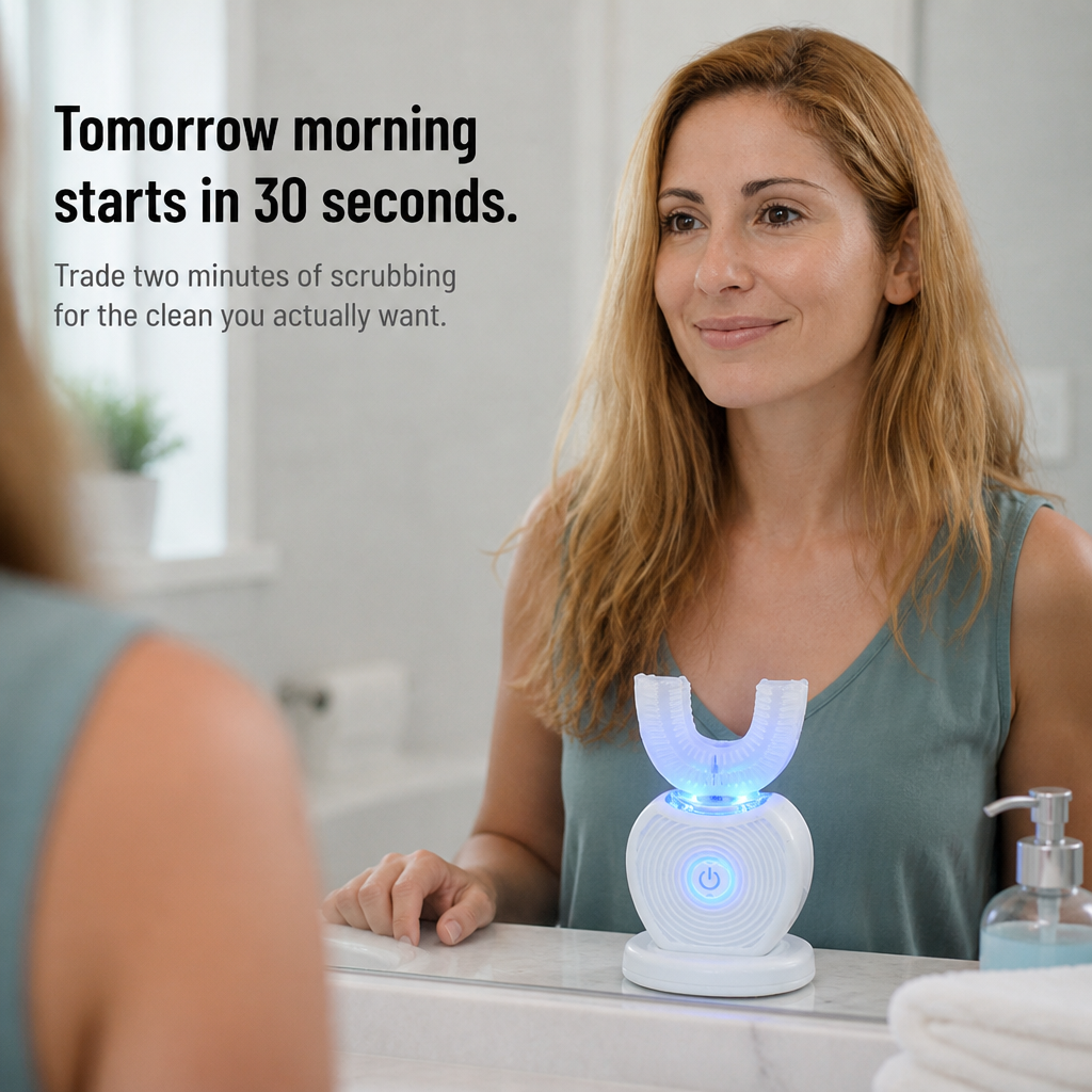 SonicBeam™ Complete — Brush Every Tooth at Once in 30 Hands-Free Seconds