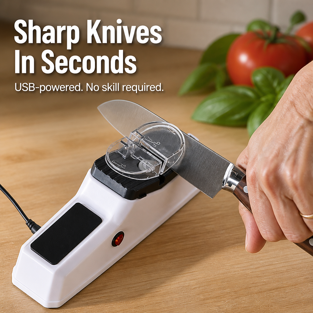 BladeCraft™ — Get Knives Sharp Enough to Glide Through Tomatoes Again