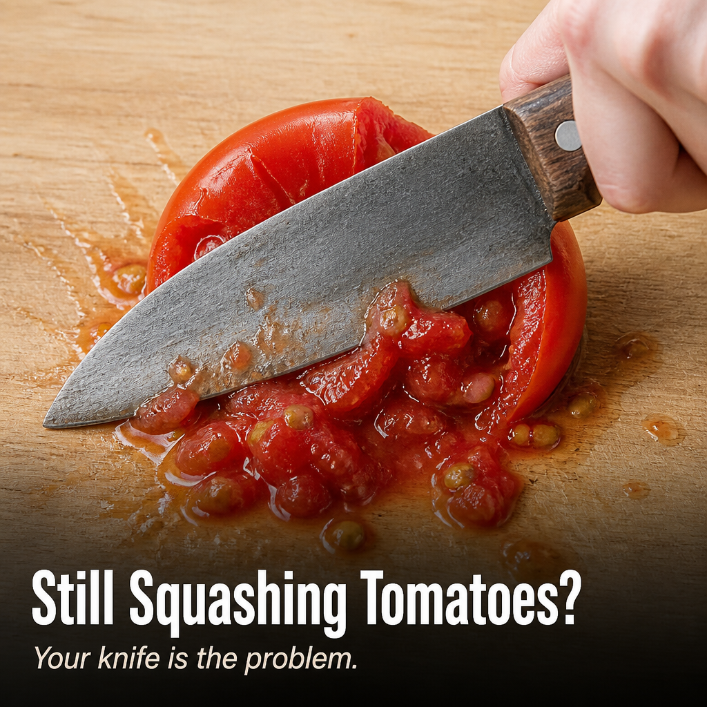 BladeCraft™ — Get Knives Sharp Enough to Glide Through Tomatoes Again