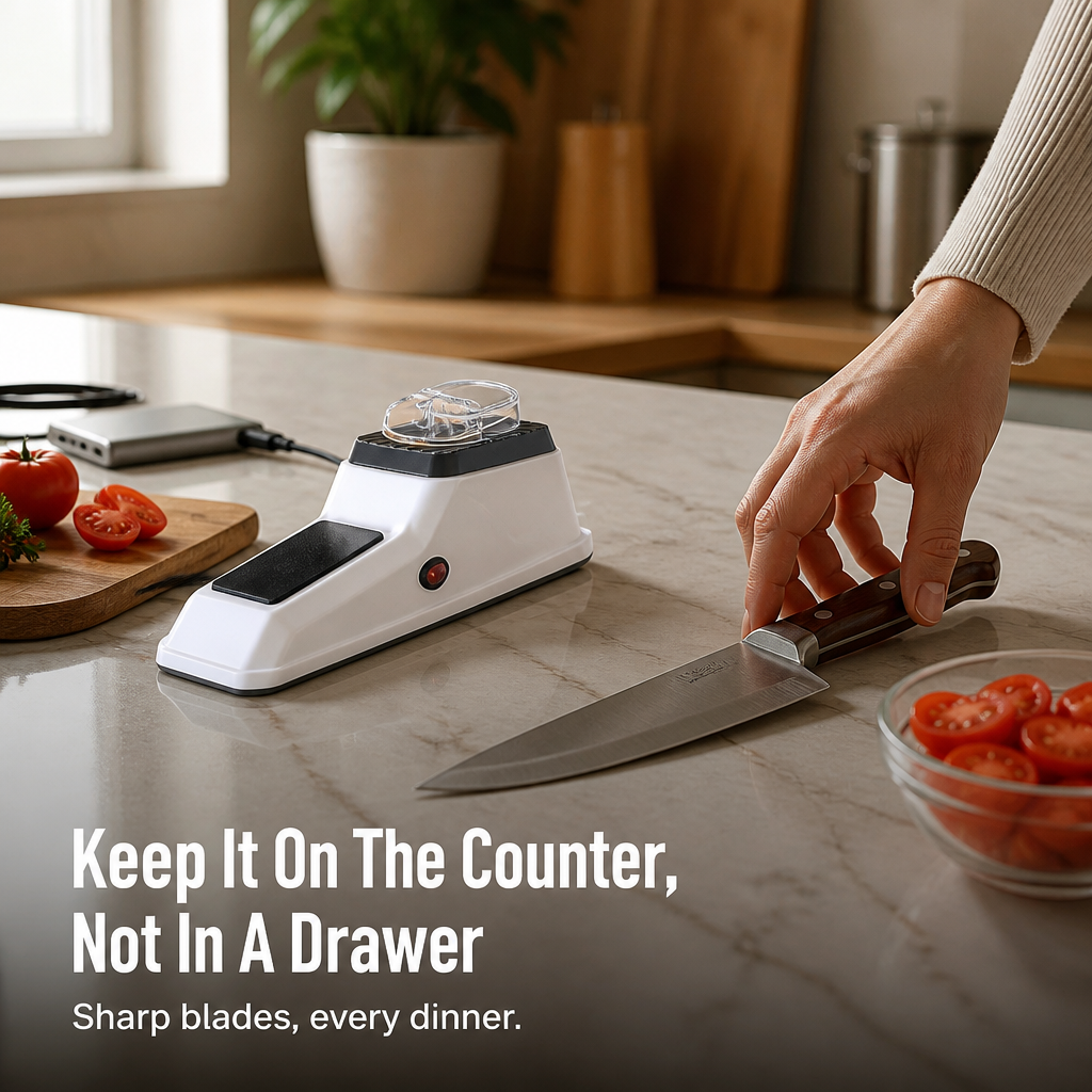 BladeCraft™ — Get Knives Sharp Enough to Glide Through Tomatoes Again