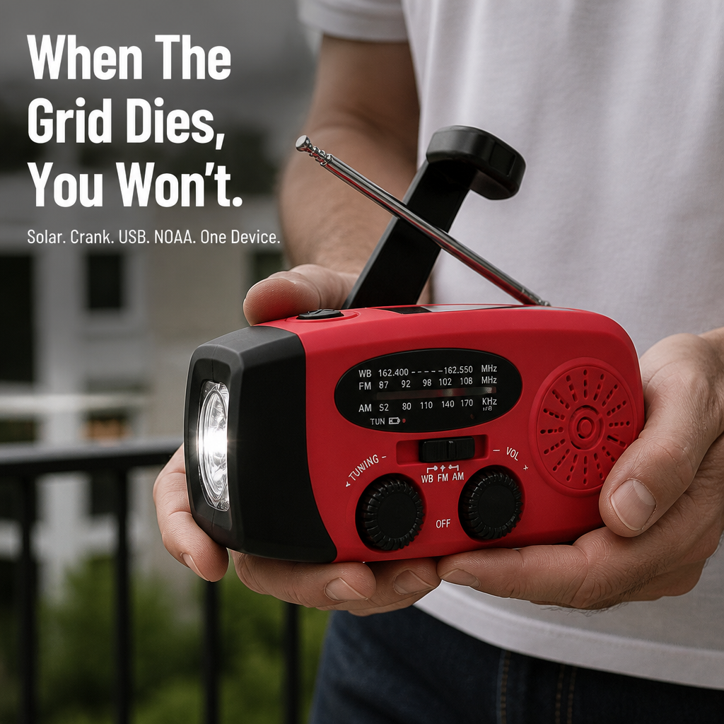 VoltGuard™ — Crank, Light, And Charge Your Way Through The Next Blackout