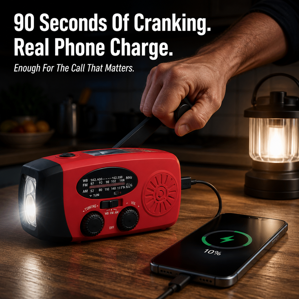 VoltGuard™ — Crank, Light, And Charge Your Way Through The Next Blackout