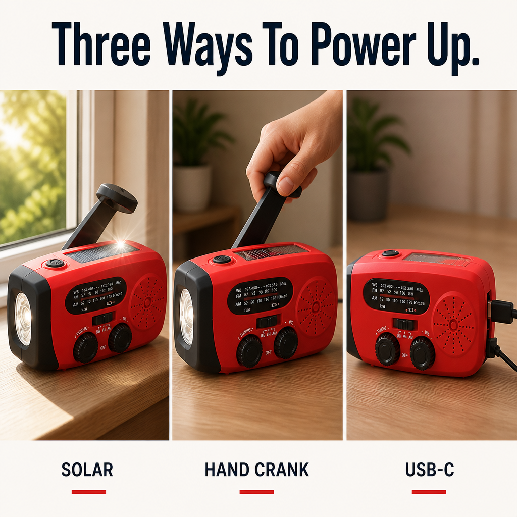 VoltGuard™ — Crank, Light, And Charge Your Way Through The Next Blackout