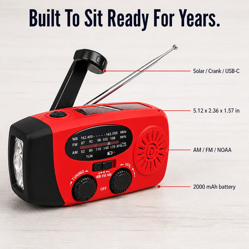 VoltGuard™ — Crank, Light, And Charge Your Way Through The Next Blackout
