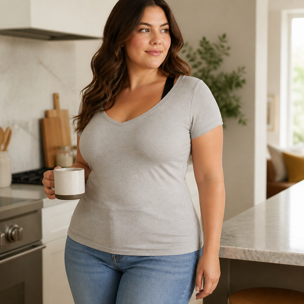 VelariaContour™ – Seamless Wireless Support Bra for Fuller Busts