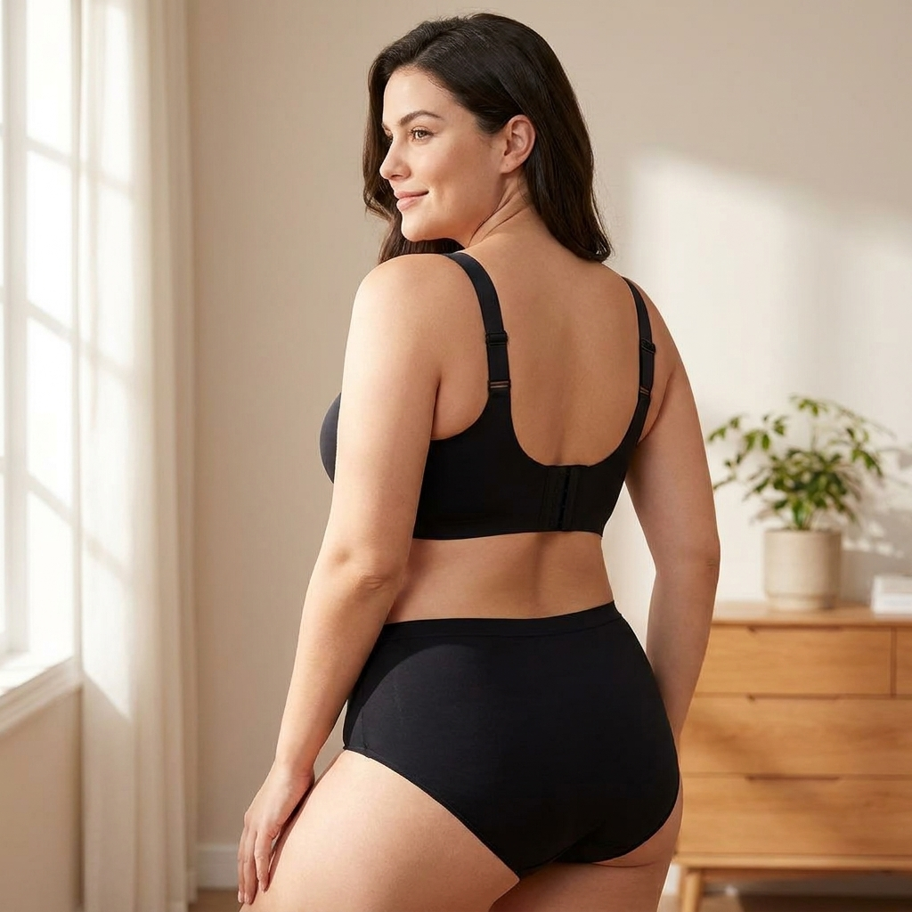 VelariaContour™ – Seamless Wireless Support Bra for Fuller Busts