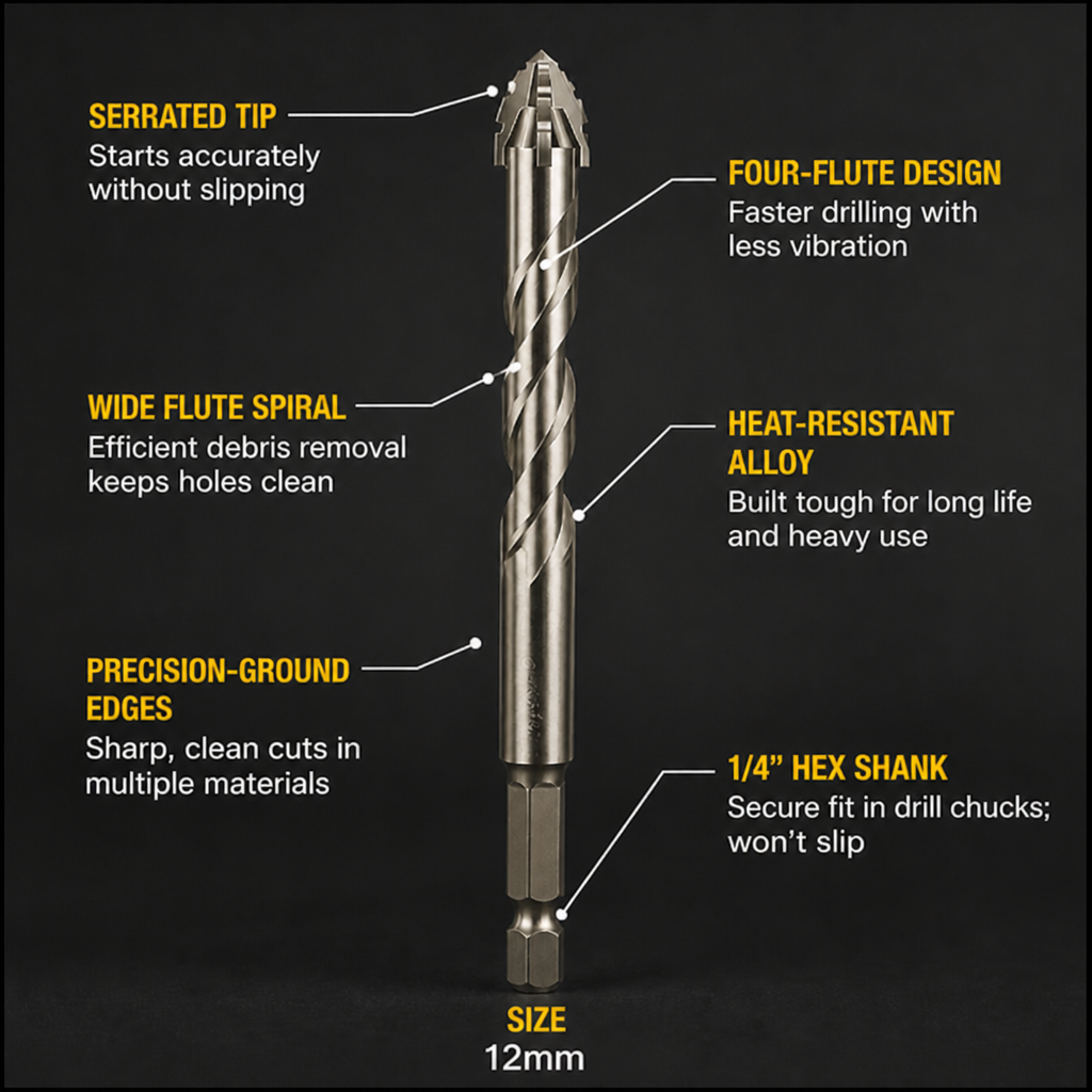 TitanEdge™ — Power Through Every Drill Job with Unstoppable Precision and Lasting Sharpness