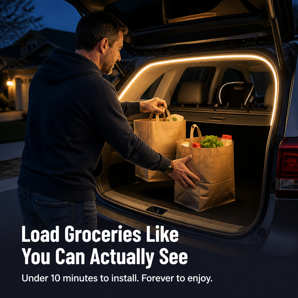 RadianceTrack™ — Floods Your Trunk With Auto-On Light Every Time You Open It