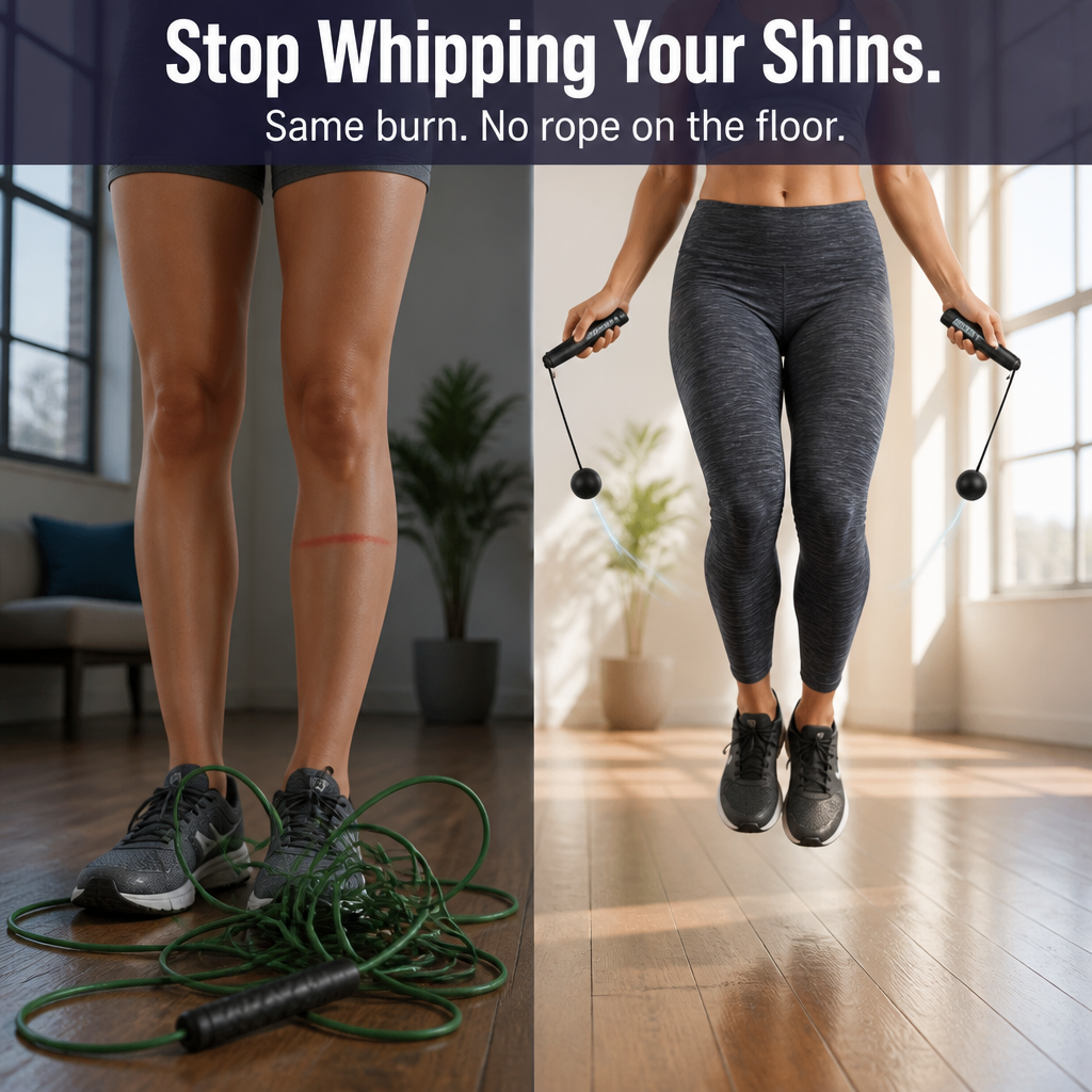 PulseRope™ — Get Real Jump-Rope Cardio Without Whipping Your Shins